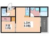 REGALEST廿日市駅南 1LDKの間取り