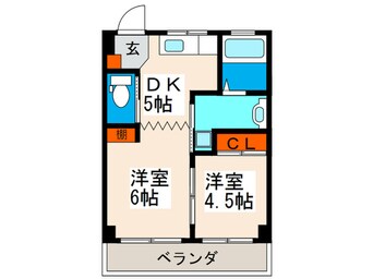 間取図 第１渡部ビル