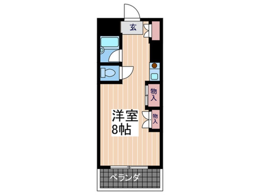 間取図 サンピア白樺（404）