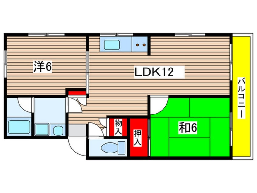 間取図 第二サンハイツ石丸