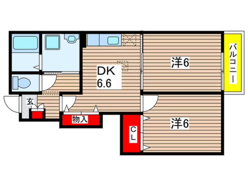 間取図 コート　ジヴェルニー