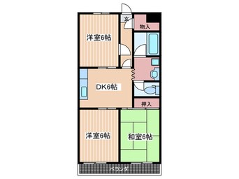 間取図 第3旭東ビル