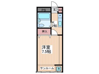 間取図 第３中国技建ビル　Ⅱ