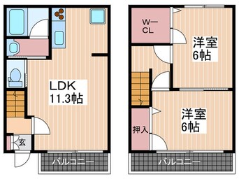 間取図 エスポアール石川Ⅲ