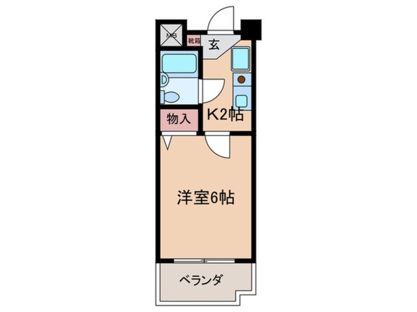 間取図 片山ビル１５