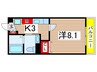 カサグランデⅡ 1Kの間取り