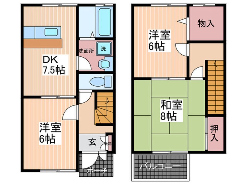 間取図 レジデンス川本Ａ