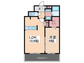 間取図 カサグランデⅤ