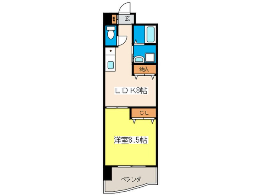 間取図 房尾本店横川橋ビル