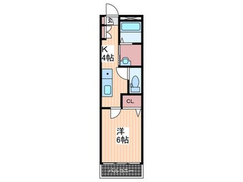 間取図 M・テラス竜王町