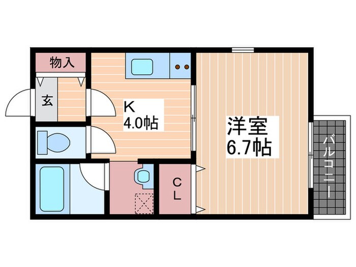 間取り図 RIDERE廿日市