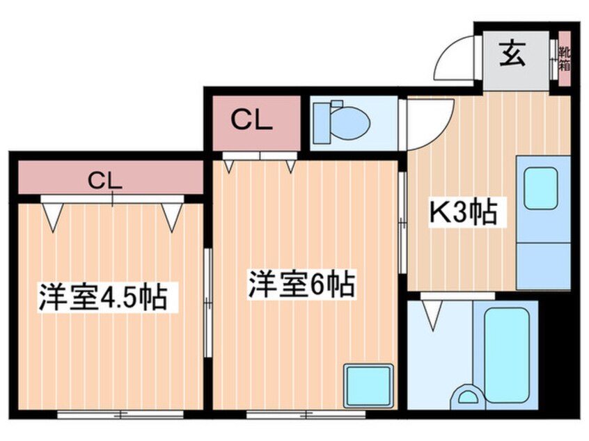 間取図 エオス富士見町