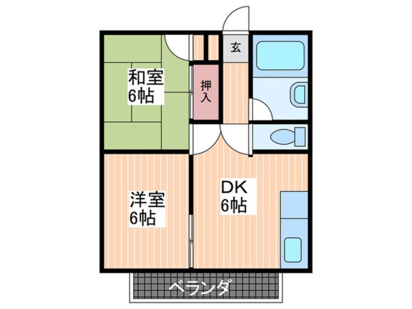 間取図 ＭａｒｉｏｎｅｔｅｅＸⅡ