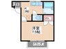 フレグランス己斐 1Kの間取り