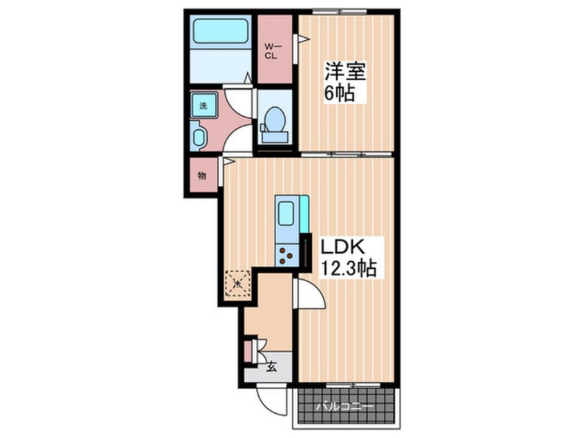 間取図 サングレイス　福