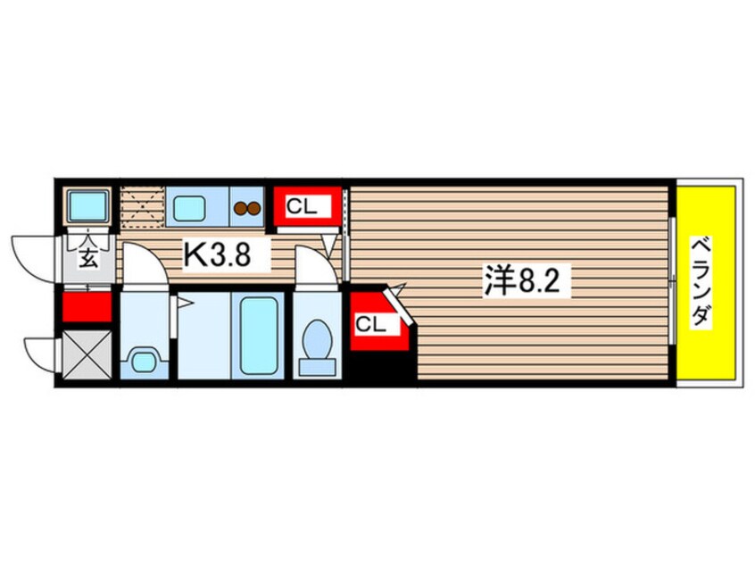 間取図 ＡＸＩＳ大塚西