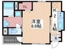 フランメゾン 1Kの間取り