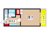 第二山口ビル 1Kの間取り