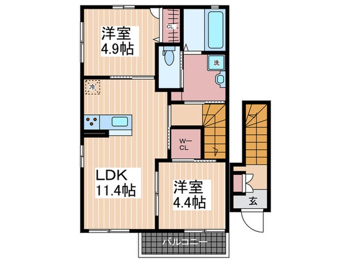間取り図 COOL CRIB B