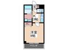 River Park Senda 1Kの間取り