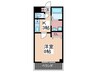 River Park Senda 1Kの間取り