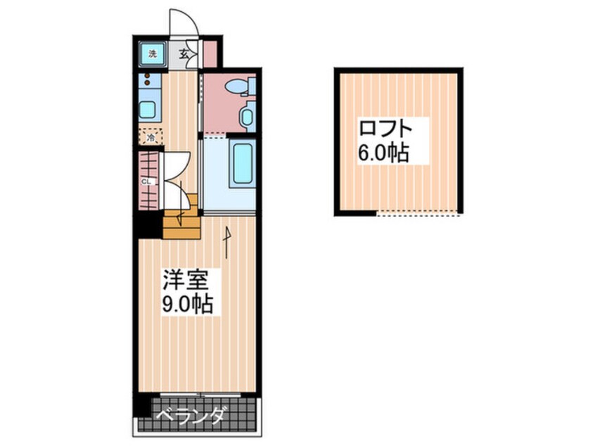 間取図 Der Strada.Y2　青山