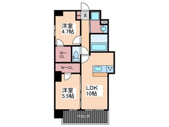 間取図 セントヒルズ銀山町参番館