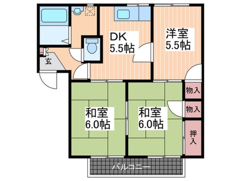 間取図 リバティベル