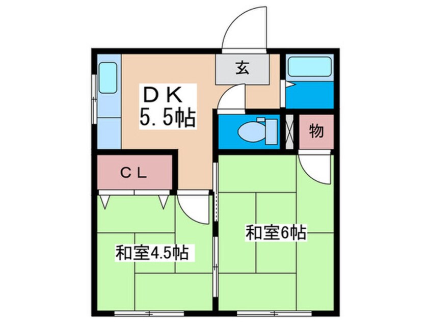 間取図 幟パークハイツ