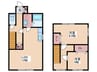 光が丘久保様貸家 2LDKの間取り