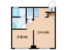 Ｍ Ｔｅｒｒａｃｅ住吉 1DKの間取り