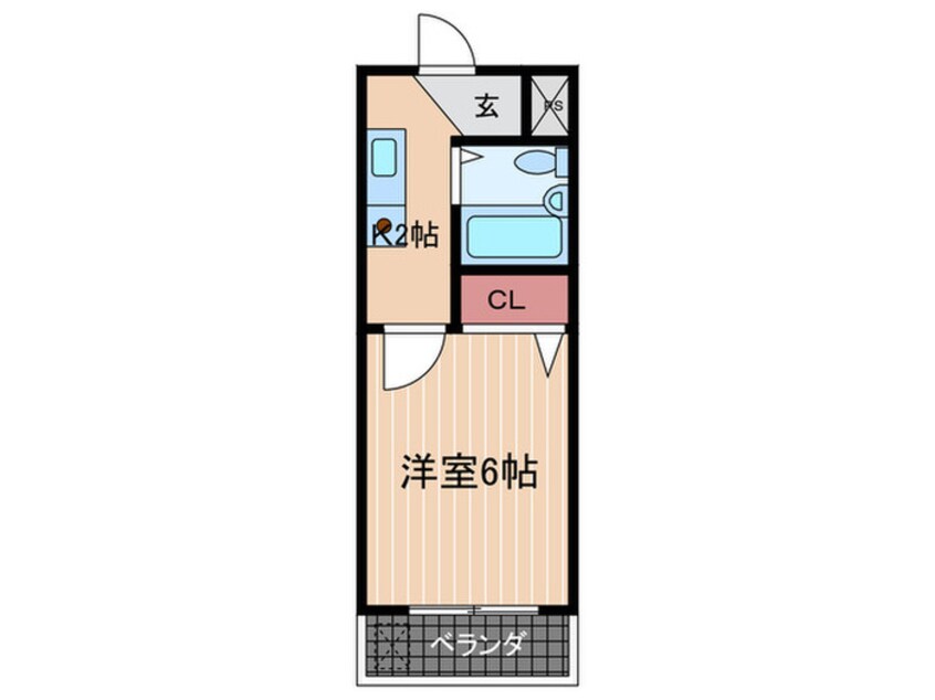 間取図 リベルテ矢野