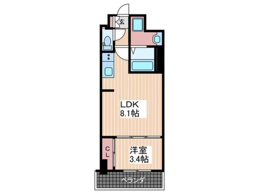 間取図 ブランシエスタ河原町