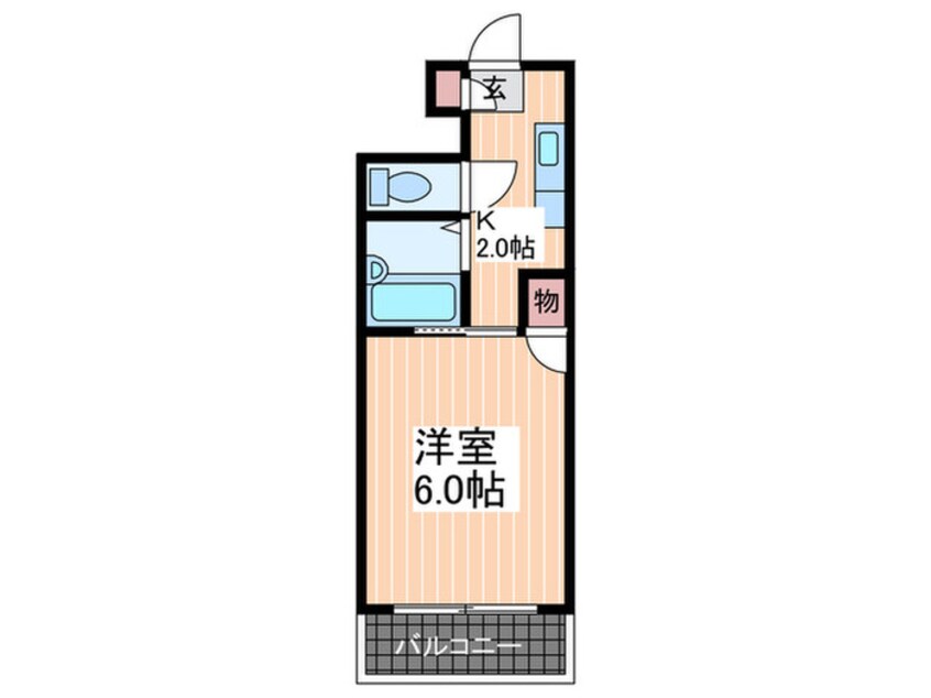 間取図 セピア西平塚