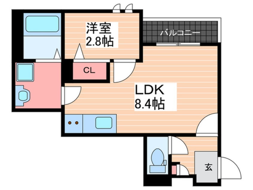 間取図 REGALEST Mare廿日市