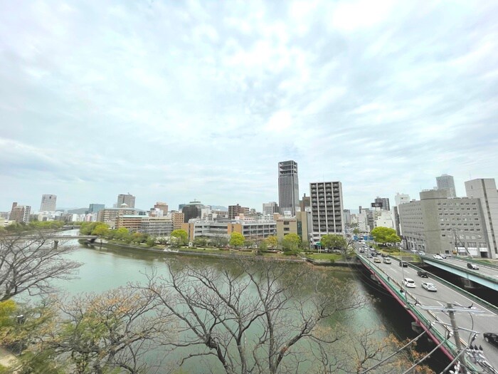 室内からの展望 リバービュー加古町