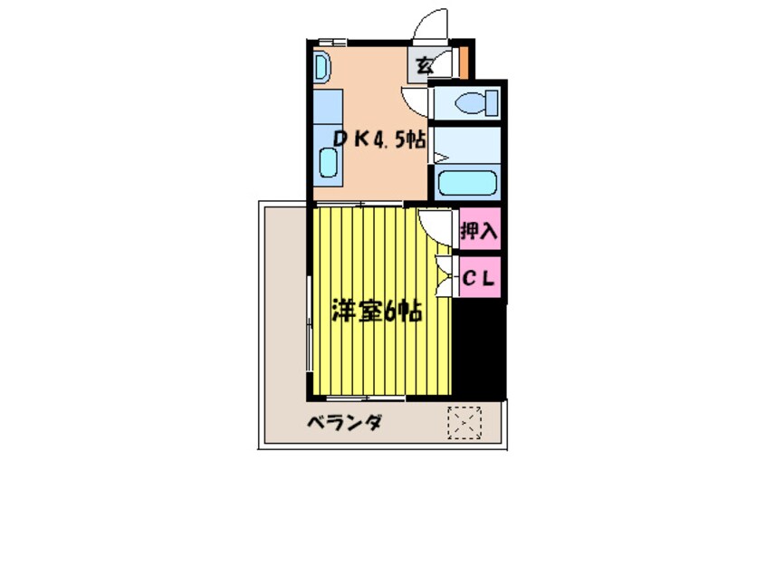 間取図 第１コーポ大場