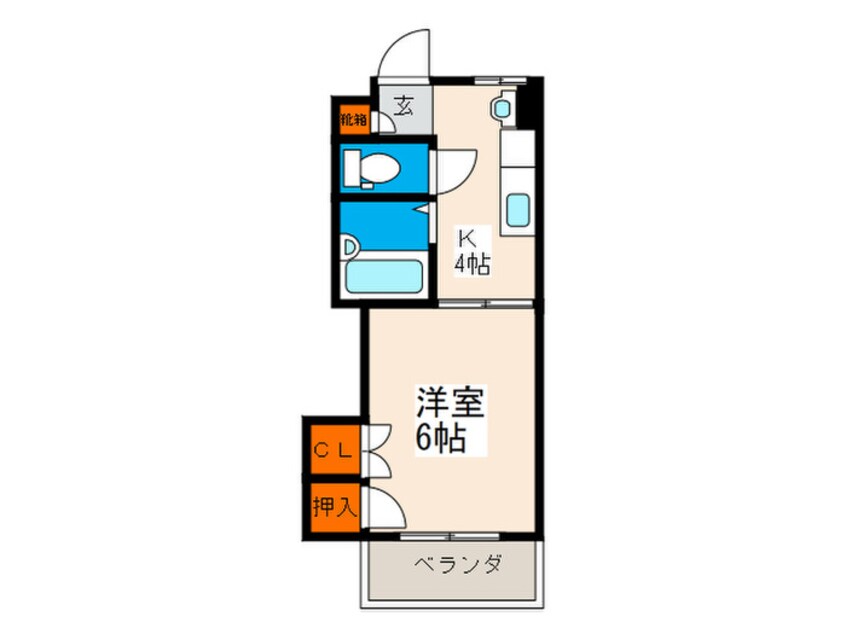 間取図 第１コーポ大場