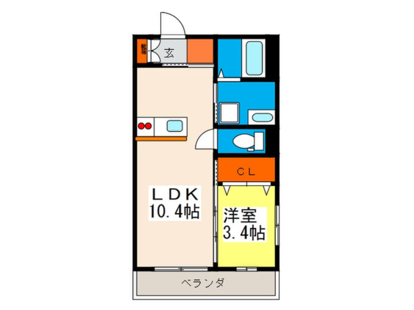 間取図 ラ・フォート己斐本町