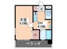 メルポート宇品神田 1DKの間取り