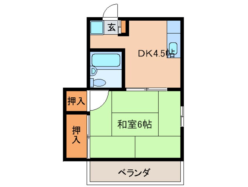 間取図 第3久保井ビル