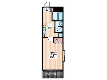 間取図 ｼﾞｪｲｼﾃｨﾐﾗｲｴ大手町(507)