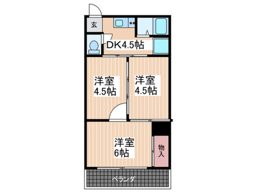 間取図 寿栄ビル6