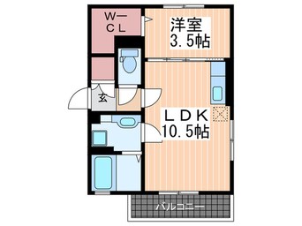 間取図 フェーレス翠町