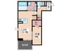 CASAニックスⅢ 1LDKの間取り