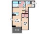 CASAニックスⅢ 1LDKの間取り
