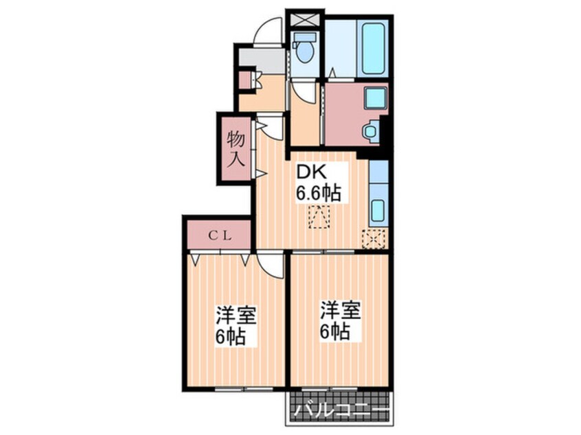 間取図 フレグランスF