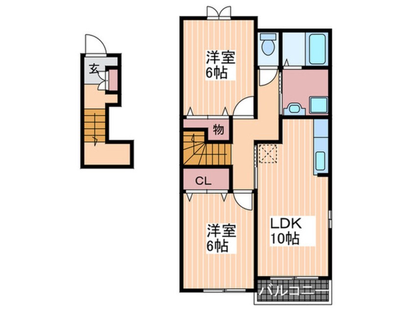 間取図 フレグランスF