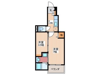 間取図 フィデール庚午