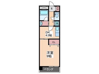 間取図 カ－サ土橋